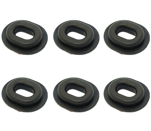 Set of 6 - Genuine Honda Side Cover Grommet - 83551-300-000 - CB350 CB450 CB500 CB550 CB750
